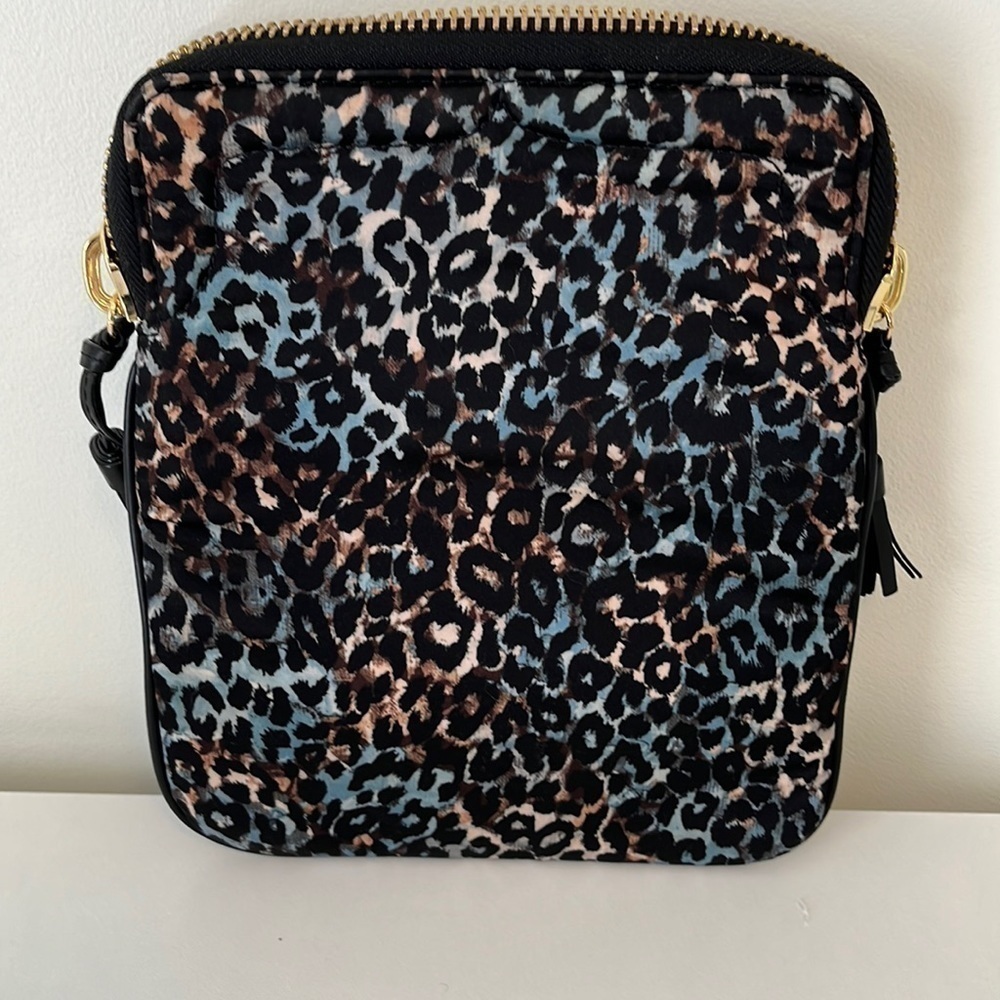 Ports Leopard print zip top padded tablet sleeve